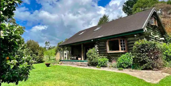 Coromandel Secluded Log Cabin Retreat Hikuai Екстер'єр фото